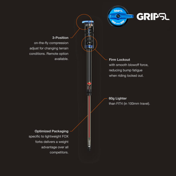 FOX 32 Step-Cast Suspension Fork - Factory | FLOAT | GRIP SL - 29" | 100mm | 15x110mm - Shiny Black - Image 7