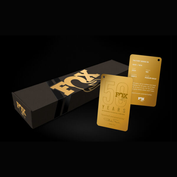 FOX 32 Step-Cast Suspension Fork - Factory | FLOAT | GRIP SL - 29" | 100mm | 15x110mm - Podium Gold Edition - Image 5