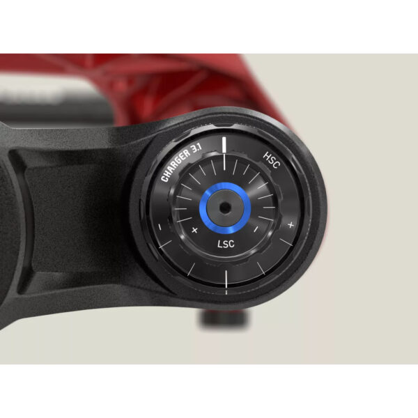 RockShox ZEB Suspension Fork - Ultimate | A3 - 29" | 180mm | Offset 44mm | 15x110mm - Electric Red - Image 3